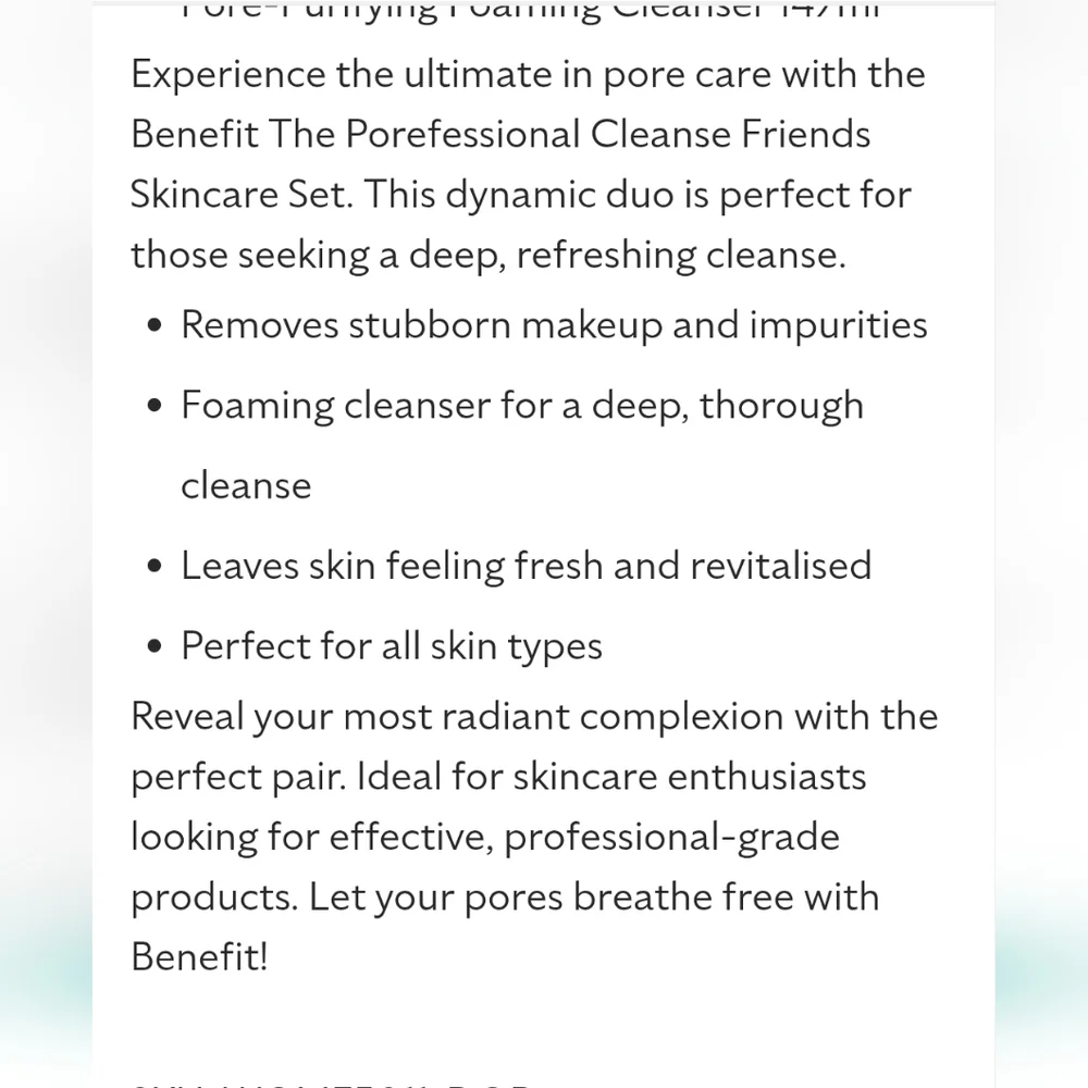 Benefit POREfessional‎ Cleanse Friends